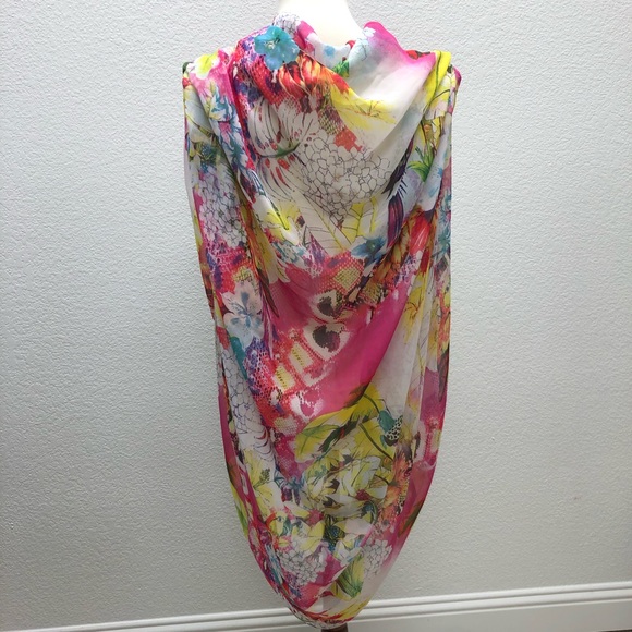 Charlie Paige Accessories - Charlie Paige Kimono Wrap Scarf Cocoon Shawl open